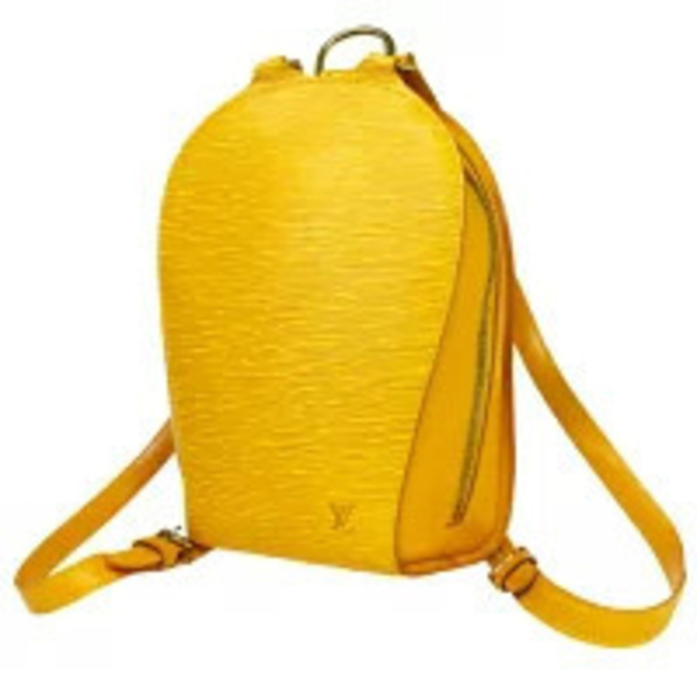 Louis Vuitton Mabillon Backpack Epi Leather Tassili Yellow